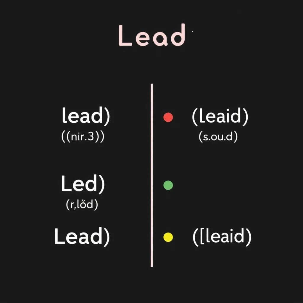Lead vs. Led Nắm vững sự khác biệt và Tránh lỗi thường gặp