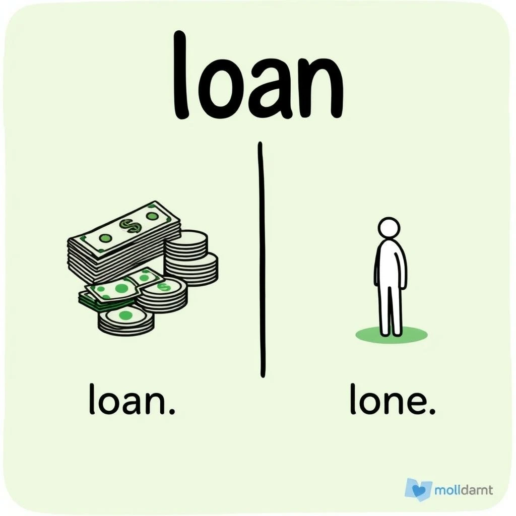 Loan vs Lone Dominando un Punto de Confusión Común en Inglés