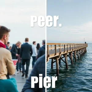 Peer vs. Pier Navegando Homófonos Comuns em Inglês