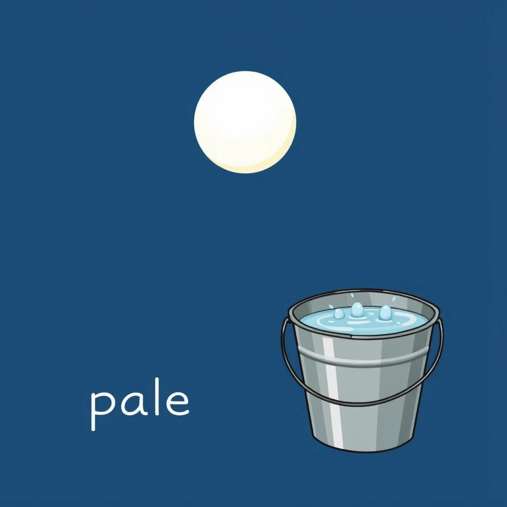 Pale vs. Pail No Confundas el Color y los Contenedores