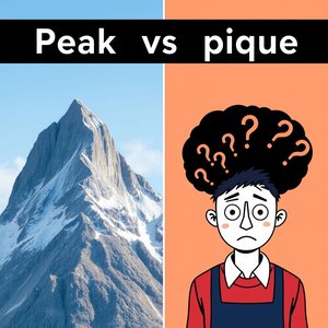 peak vs. pique Làm sáng tỏ sự nhầm lẫn cho người học tiếng Anh