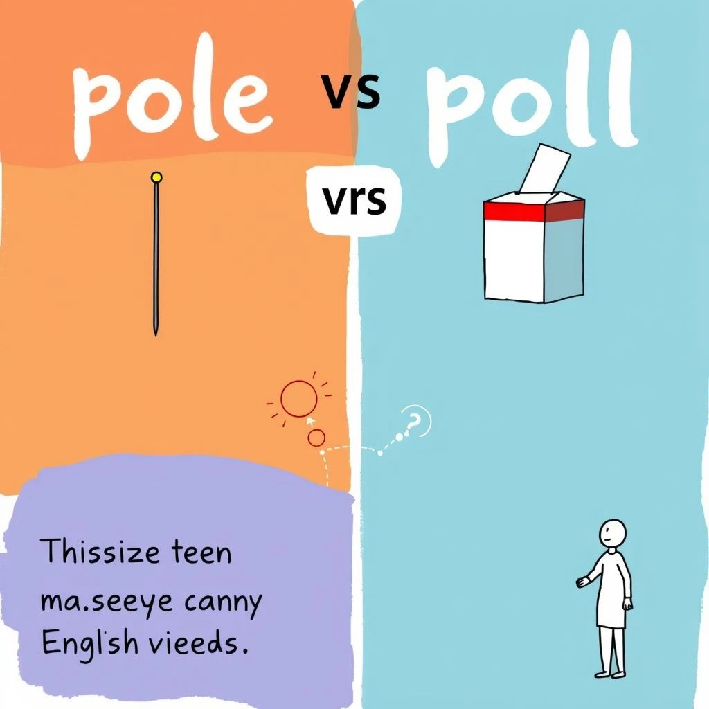 Pole vs Poll Desenredando Dos Palabras Comúnmente Confundidas