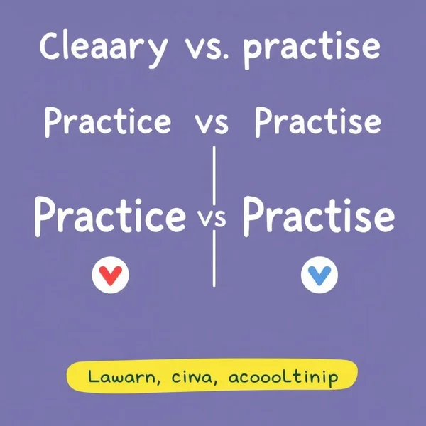 Image title: Practice vs. Practise: Clearing Up the Confusion