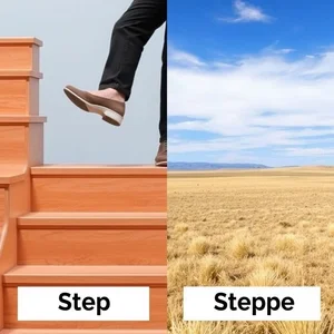 step vs. steppe Navegando Estas Palabras Confusas del Inglés