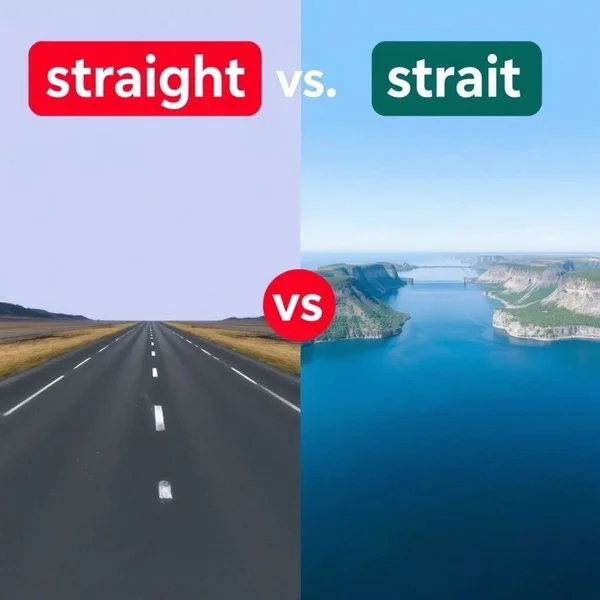 Image title must include straight vs. strait