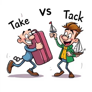 Take vs. Tack: Understanding the Difference in English Usage