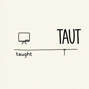 Taught vs. Taut Làm Chủ Cặp Từ Tiếng Anh Khó Nhằn Này