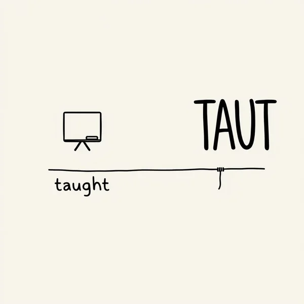 Hiểu Taught vs. Taut để giao tiếp rõ ràng hơn
