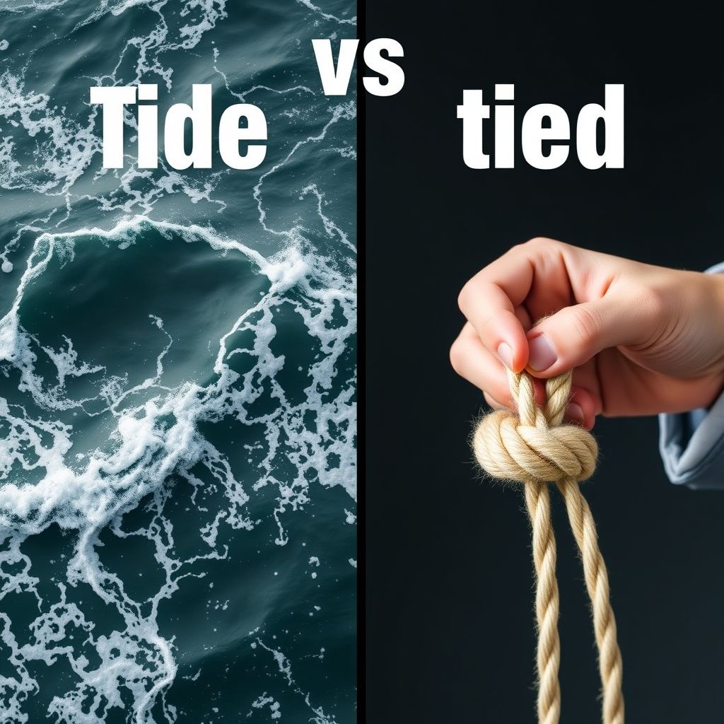 Tide vs. Tied Desentrañando una Confusión Común en Inglés