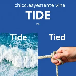 Tide vs. Tied Giải Mã Nhầm Lẫn Từ Vựng Phổ Biến