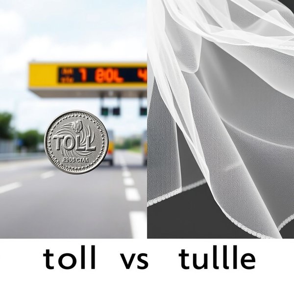 Image title: Toll vs. Tulle - Understanding the Difference