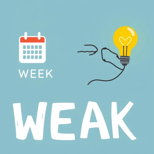 Hiểu sự khác biệt và ý nghĩa của week vs. weak cho người học tiếng Anh