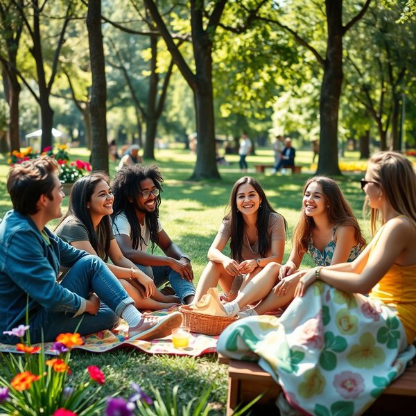 Friends enjoying quality time, illustrating the meaning of Hang Out