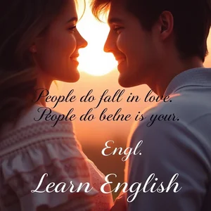 Aprenda Inglês com a citação People do fall in love. People do belong to each other.