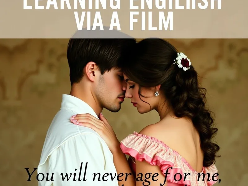 A romantic, slightly historical image representing the sentiment of the quote "You will never age for me, nor fade, nor die." from Shakespeare in Love.