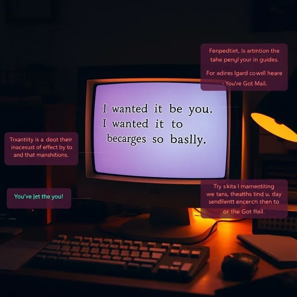 Learn English with the quote: I wanted it to be you. I wanted it to be you so badly. from You've Got Mail