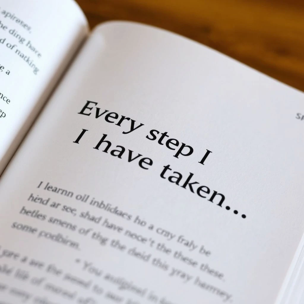 Every step I have taken, since I was that little girl Aprenda Inglês com esta Citação de Filme