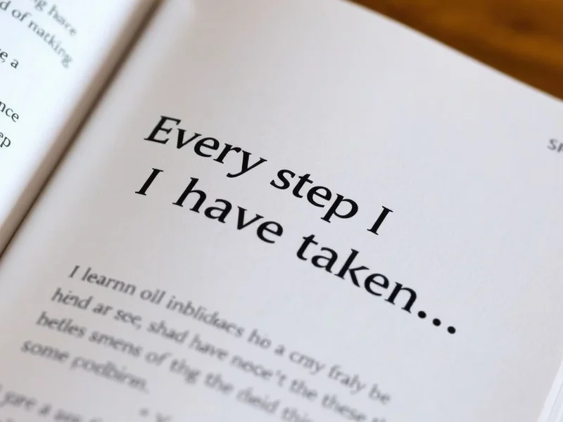 Image: Every step I have taken, since I was that little girl, was to bring me closer to you. - learning English