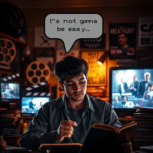 "So it's not gonna be easy. It's gonna be hard" para Fluência