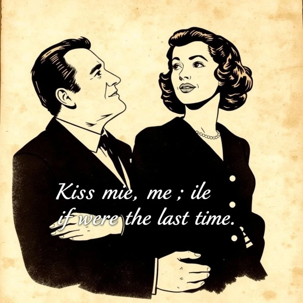 Học tiếng Anh từ Casablanca Kiss me. Kiss me as if it were the last time.