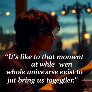 Học tiếng Anh qua phim 'It's like in that moment the whole universe existed just to bring us together'