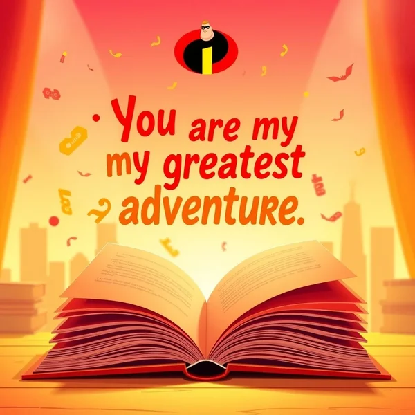 Image title: You are my greatest adventure. - English Learning Through Movie Quotes