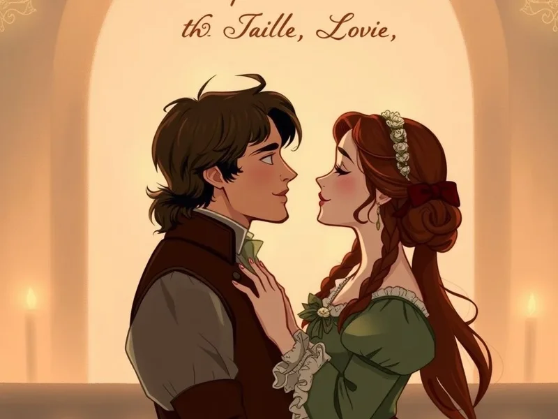 Một hình ảnh lãng mạn, hơi mang tính lịch sử thể hiện cảm xúc của câu nói "You will never age for me, nor fade, nor die." từ Shakespeare in Love.