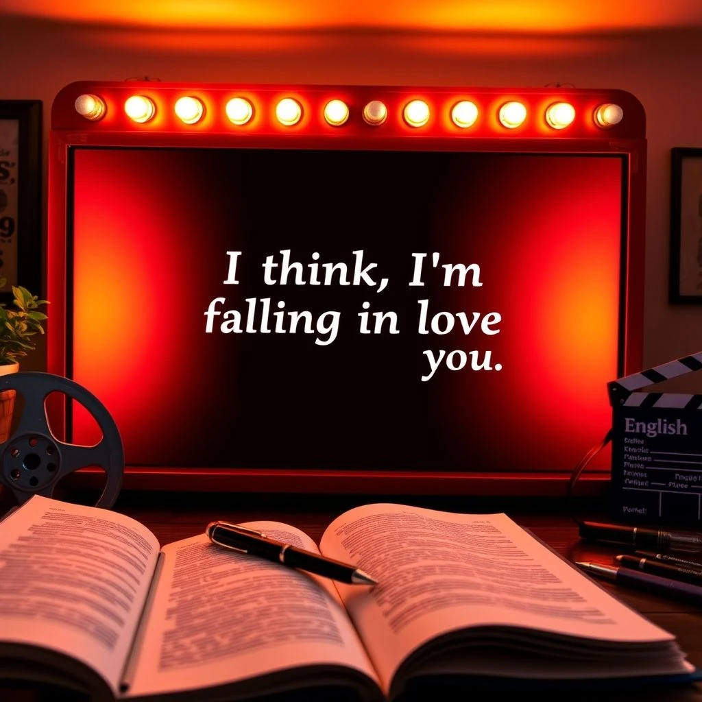 Aprendendo Inglês com a Frase I think I'm falling in love with you
