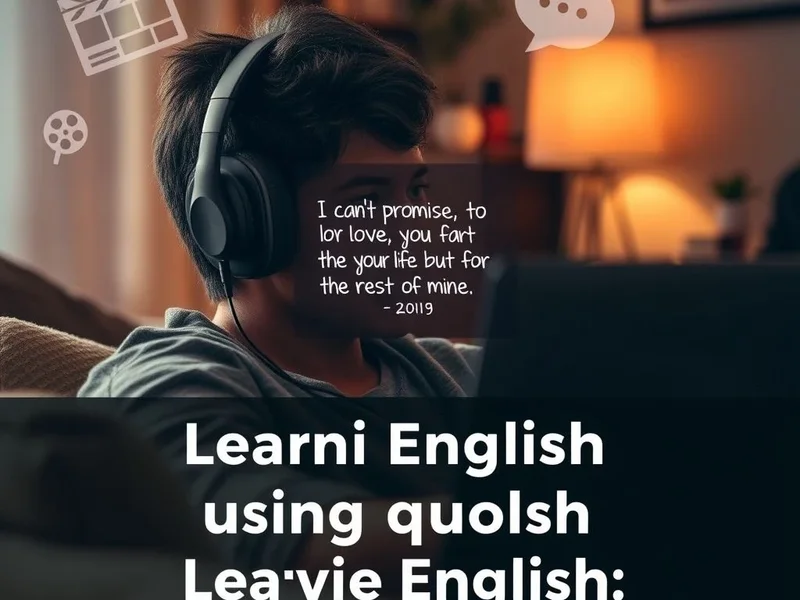 Aprender inglés con la cita "I can't promise to love you for the rest of your life, but for the rest of mine."