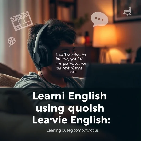 Aprender inglés con la cita "I can't promise to love you for the rest of your life, but for the rest of mine."
