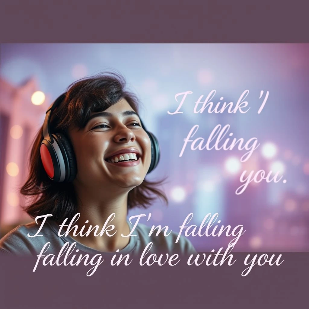 Aprendiendo inglés con la frase I think I'm falling in love with you