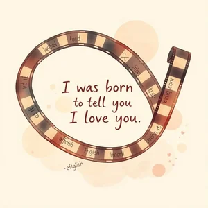 I was born to tell you I love you aprendiendo inglés con esta frase de película