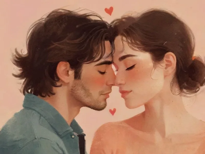 Image title: I love you more than I can say. Learning English with heartfelt expressions.