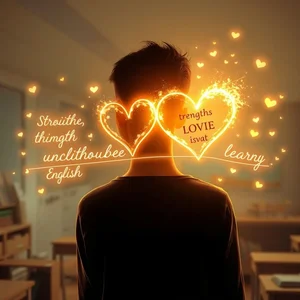 Explorando Inglês com a Citação Affection is when you see someone's strengths; love is when you accept someone's flaws