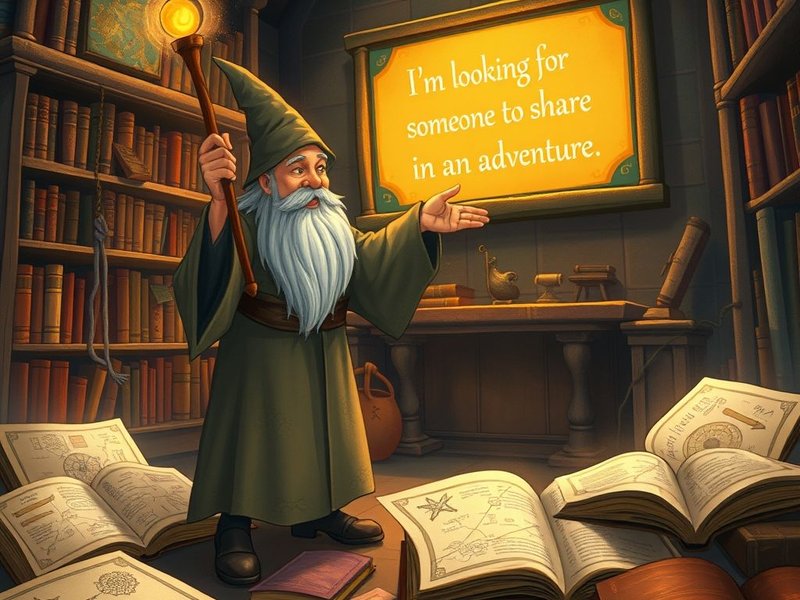 Gandalf nói câu: I'm looking for someone to share in an adventure.