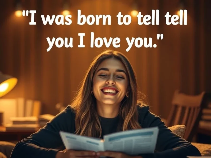 Học tiếng Anh với câu trích dẫn phim: I was born to tell you I love you.