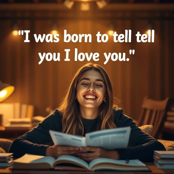 Học tiếng Anh với câu trích dẫn phim: I was born to tell you I love you.