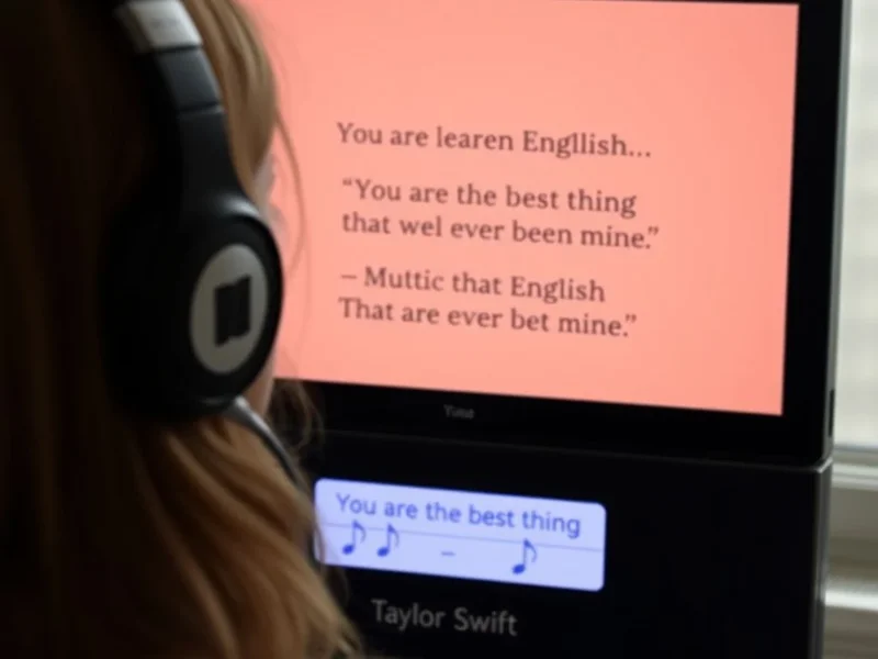 Image of a heart or musical notes with the text: You are the best thing that's ever been mine. English Learning
