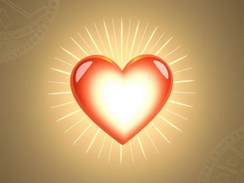 A symbolic image of a heart growing larger, representing the quote: The heart's not like a box that gets filled up. It expands in size the more you love.