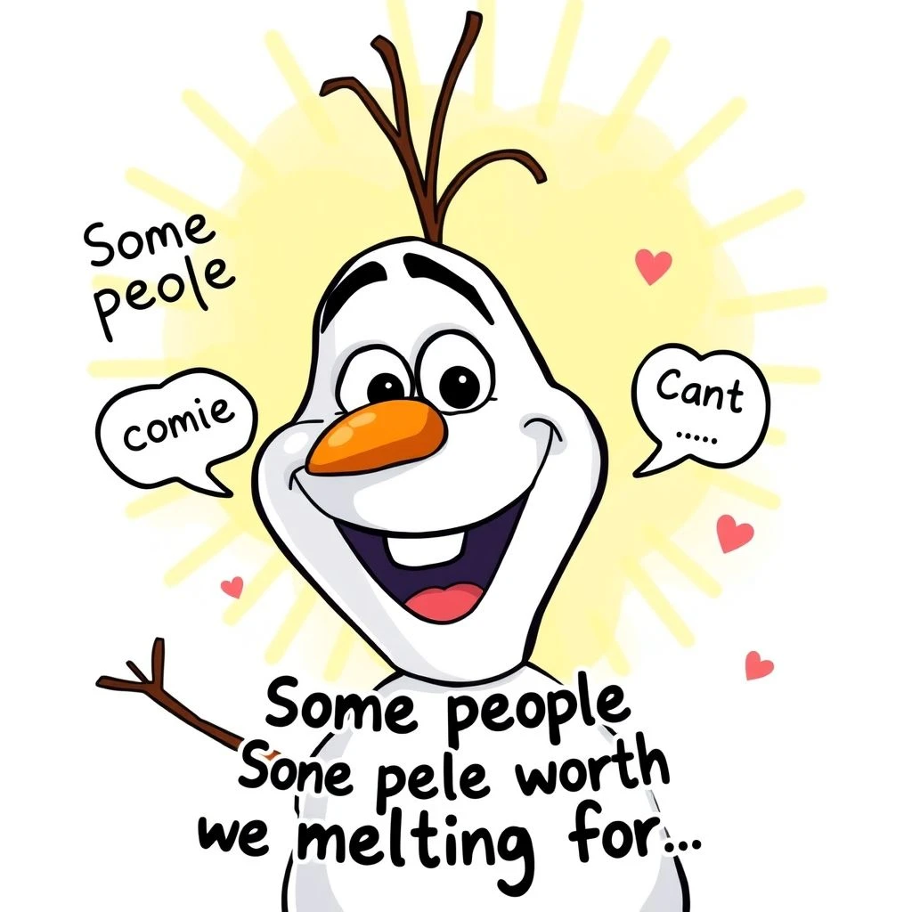 Lecciones de inglés de Frozen Entendiendo Some people are worth melting for