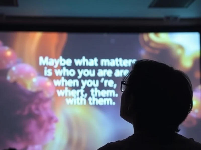 Hình ảnh minh họa câu trích dẫn Maybe what matters is who you are when you're with them..