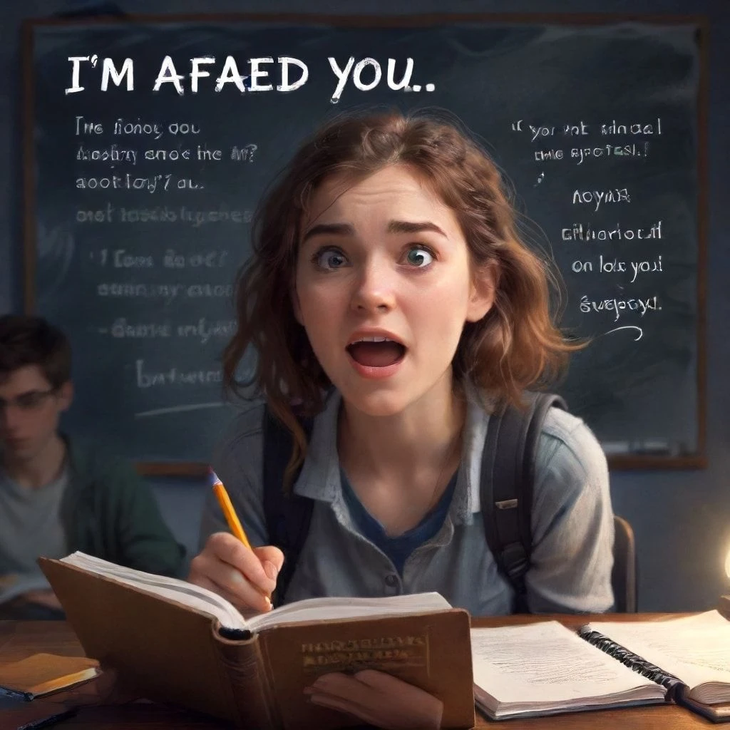 Aprenda Inglês com a Citação "I'm not afraid of you. I'm afraid of losing you"