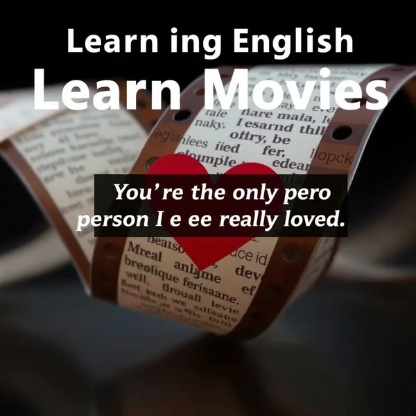 Learn English with the quote: You're the only person I've ever really loved. from a movie