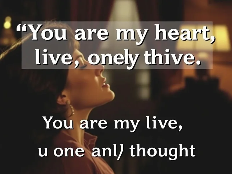 Aprender inglés con "You are my heart, my life, my one and only thought."