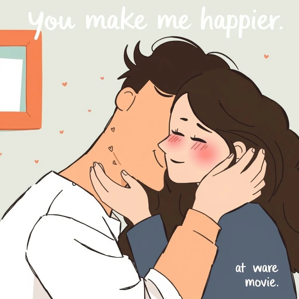Hiểu ý nghĩa câu English You make me happier than I ever thought I could be