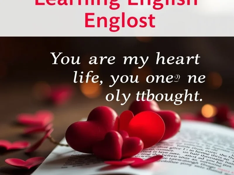 Aprendendo inglês com "You are my heart, my life, my one and only thought."
