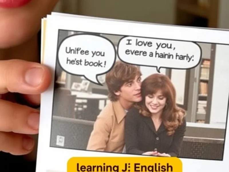 Learning English with "I love you, even though you're a pain in the ass."