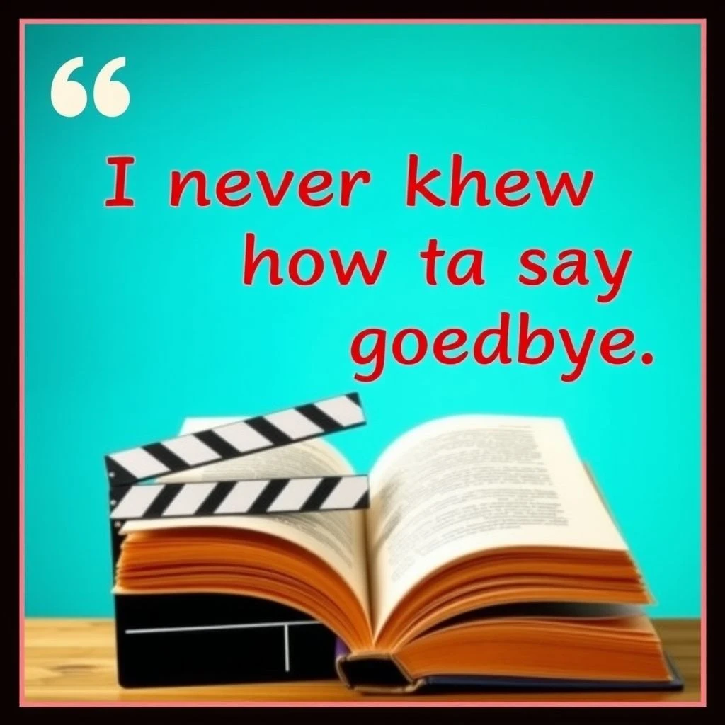 Aprende inglés con I never knew how to say goodbye Una guía por citas de películas