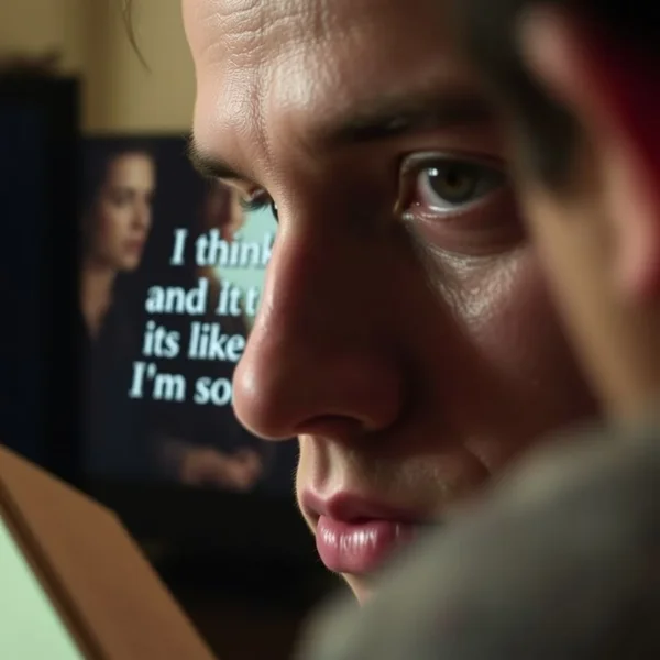 Aprendiendo inglés con la cita 'I think of you, and it's like I'm someone else.'