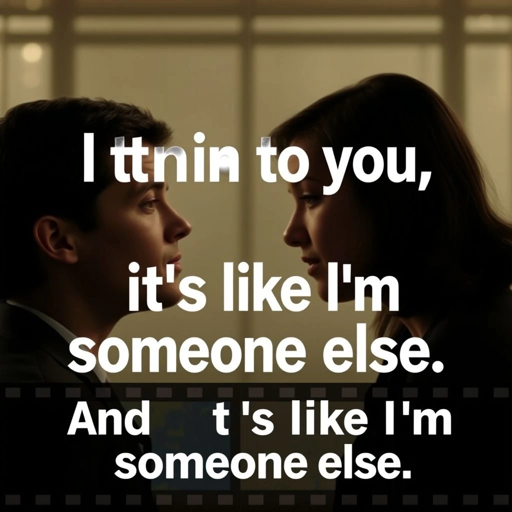 Nâng cao Tiếng Anh: Phân tích "I think of you, and it's like I'm someone else."